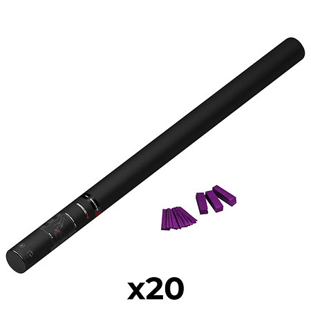 MAGIC FX Handheld Cannon Confetti Violet 80 cm (Pack de 20)