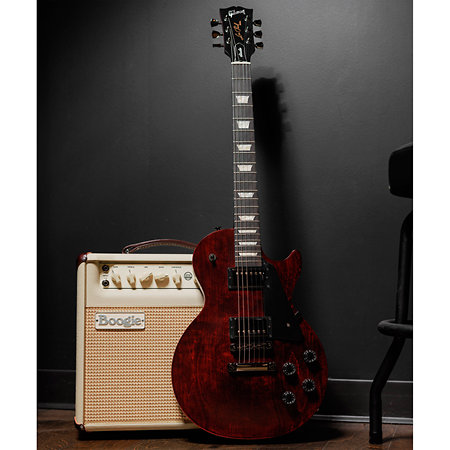 Pack Les Paul Modern Studio Wine Red Satin + Maestro Fuzz Tone FZ-M Gibson