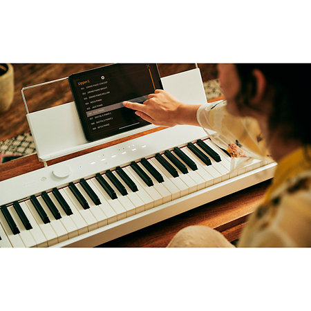Pack PX-S1100 WE Privia White + casque + stand Casio
