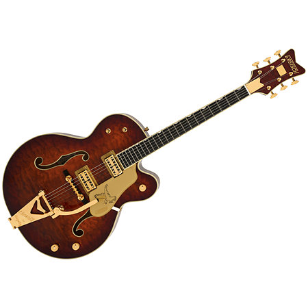 Gretsch Guitars G6136TGQM-59 Limited Edition Quilt Classic Falcon with Bigsby Forge Glow