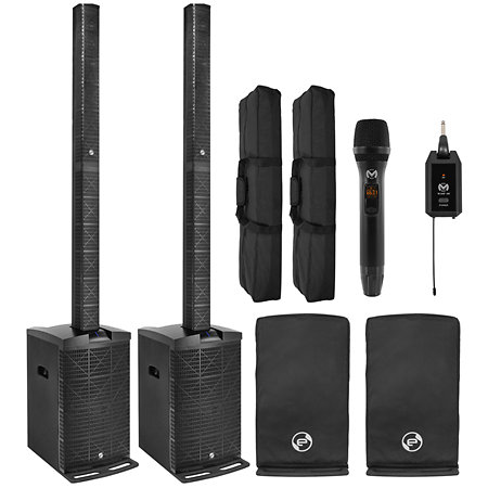 Pack Tower 12 (x2) + Micro main et récepteur UHF Elokance