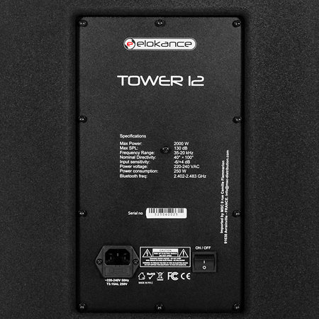 Pack Tower 12 (x2) + Micro main et récepteur UHF Elokance