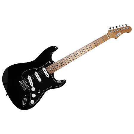Jet Guitars JS 300 Black White Limited