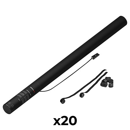 MAGIC FX Electric Cannon Stream Noir 80 cm (Pack de 20)
