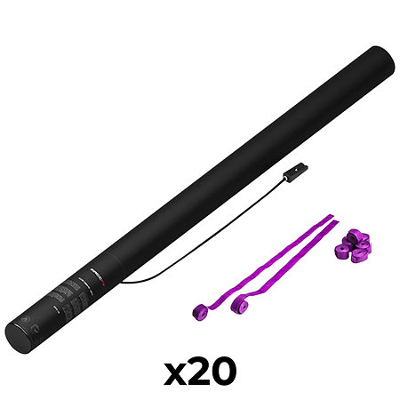 MAGIC FX Electric Cannon Stream Violet 80 cm (Pack de 20)