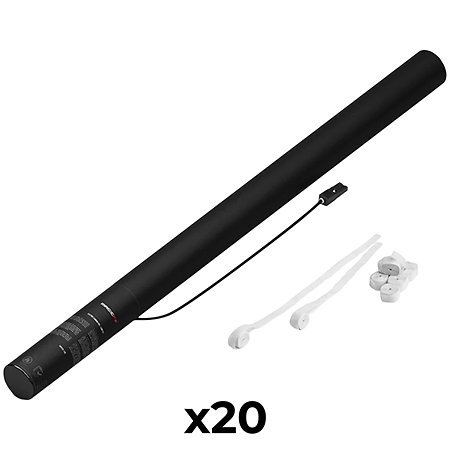 MAGIC FX Electric Cannon Stream Blanc 80 cm (Pack de 20)