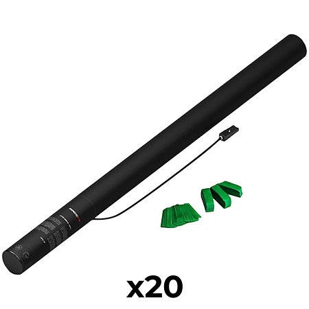 MAGIC FX Electric Cannon Confetti Vert foncé 80 cm (Pack de 20)