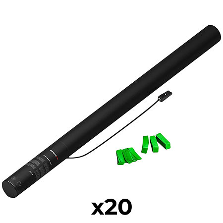 MAGIC FX Electric Cannon Confetti Vert clair 80 cm (Pack de 20)