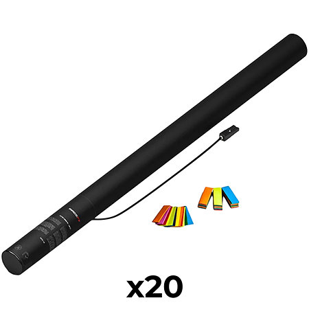 MAGIC FX Electric Cannon Confetti Multicolore 80 cm (Pack de 20)