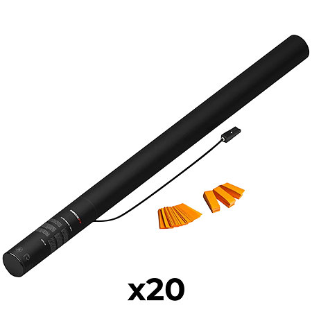 MAGIC FX Electric Cannon Confetti Orange 80 cm (Pack de 20)