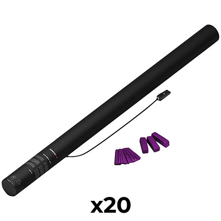 MAGIC FX Electric Cannon Confetti Violet 80 cm (Pack de 20)