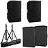 Pack DXR15 MK3 (la paire) + Pieds + Housses Yamaha