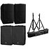 Pack CXR10 MK3 (la paire) + Pieds + Housses Yamaha