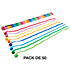 Streamers papier Multicolore 5 m x 0,85 cm (Pack de 50) MAGIC FX