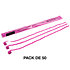 Streamers papier Rose 5 m x 0,85 cm (Pack de 50) MAGIC FX