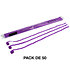 Streamers papier Violet 5 m x 0,85 cm (Pack de 50) MAGIC FX