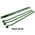 Streamers papier Vert foncé 10 m x 1,5 cm (Pack de 50) MAGIC FX