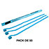 Streamers papier Bleu clair 10 m x 1,5 cm (Pack de 50) MAGIC FX