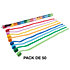 Streamers papier Multicolore 10 m x 1,5 cm (Pack de 50) MAGIC FX