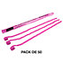 Streamers papier Rose 10 m x 1,5 cm (Pack de 50) MAGIC FX