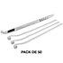 Streamers papier Blanc 10 m x 1,5 cm (Pack de 50) MAGIC FX