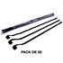 Streamers papier Noir 10 m x 5 cm (Pack de 50) MAGIC FX