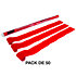 Streamers papier Rouge 10 m x 5 cm (Pack de 50) MAGIC FX