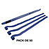 Streamers papier Bleu foncé 10 m x 2,5 cm (Pack de 50) MAGIC FX