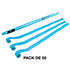 Streamers papier Bleu clair 10 m x 2,5 cm (Pack de 50) MAGIC FX