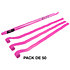 Streamers papier Rose 10 m x 2,5 cm (Pack de 50) MAGIC FX