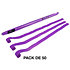 Streamers papier Violet 10 m x 2,5 cm (Pack de 50) MAGIC FX