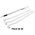 Streamers papier Blanc 10 m x 2,5 cm (Pack de 50) MAGIC FX