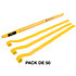Streamers papier Jaune 10 m x 2,5 cm (Pack de 50) MAGIC FX