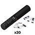 Handheld Cannon Confetti White/Silver 28 cm (Pack de 20) MAGIC FX