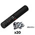 Handheld Cannon Confetti Silver Metallic 28 cm (Pack de 20) MAGIC FX