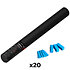 Handheld Cannon Confetti Bleu clair 50 cm (Pack de 20) MAGIC FX