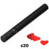 Handheld Cannon Confetti Red Hearts 50 cm (Pack de 20) MAGIC FX