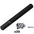 Handheld Cannon Confetti Silver Metallic 50 cm (Pack de 20) MAGIC FX