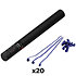 Handheld Cannon Streamers Bleu foncé 50 cm (Pack de 20) MAGIC FX