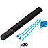 Handheld Cannon Streamers Bleu clair 50 cm (Pack de 20) MAGIC FX