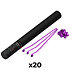 Handheld Cannon Streamers Violet 50 cm (Pack de 20) MAGIC FX