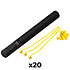 Handheld Cannon Streamers Jaune 50 cm (Pack de 20) MAGIC FX