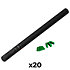 Handheld Cannon Confetti Vert foncé 80 cm (Pack de 20) MAGIC FX