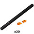 Handheld Cannon Confetti Orange 80 cm (Pack de 20) MAGIC FX