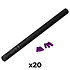 Handheld Cannon Confetti Violet 80 cm (Pack de 20) MAGIC FX