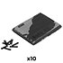Slowfall confetti rectangles Noir 55 x 17 mm (Pack de 10) MAGIC FX