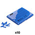 Slowfall confetti rectangles Bleu foncé 55 x 17 mm (Pack de 10) MAGIC FX