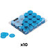 Slowfall confetti rond papier bio Bleu clair 55 mm (Pack de 10) MAGIC FX