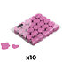 Slowfall confetti Cœur papier bio Rose 55 mm (Pack de 10) MAGIC FX