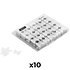 Slowfall confetti Papillon papier bio Blanc 55 mm (Pack de 10) MAGIC FX